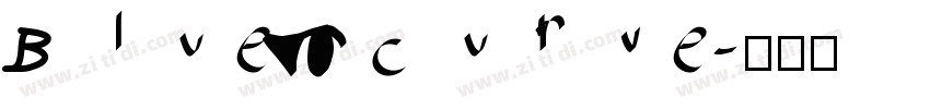 Blue curve字体转换